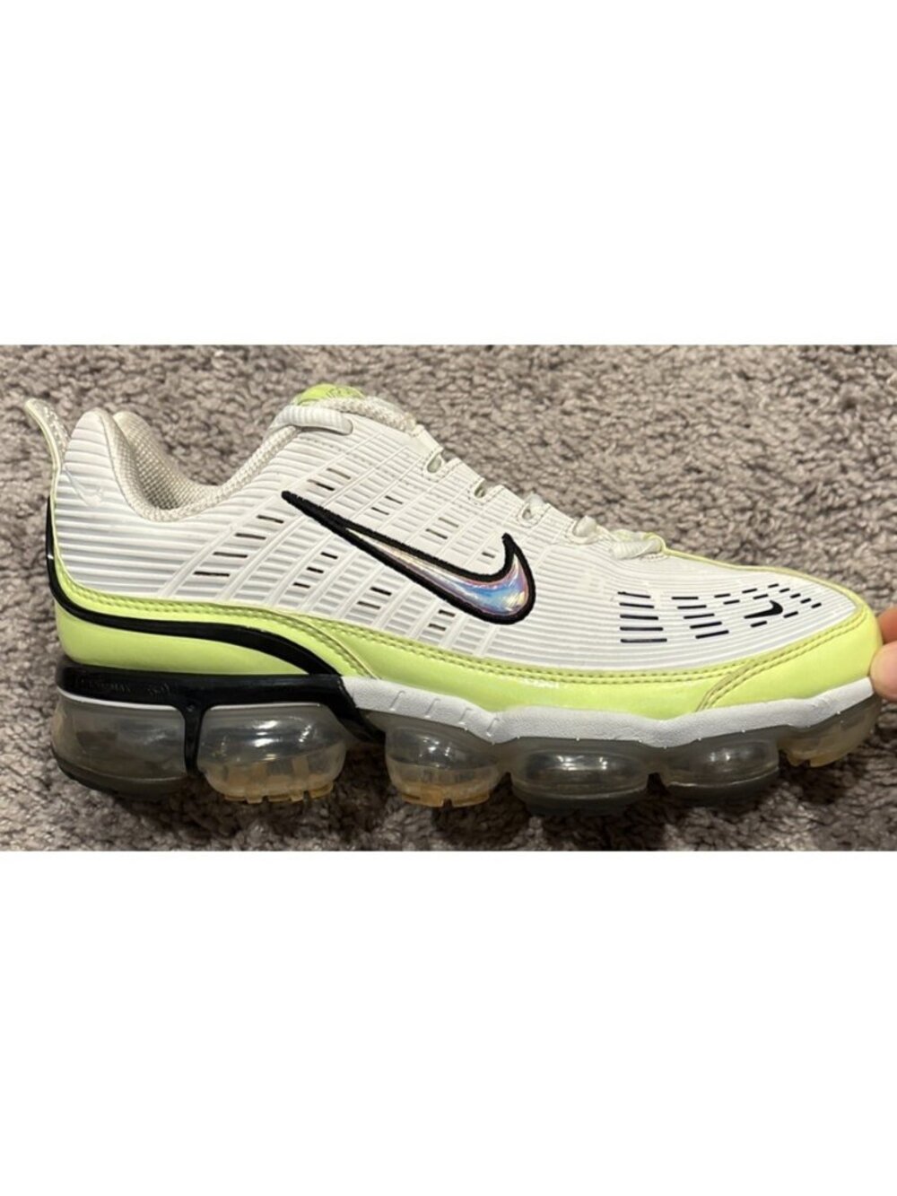 Size 8-Nike Air VaporMax 360 2019 Yellow CK2718100 Clean Nice